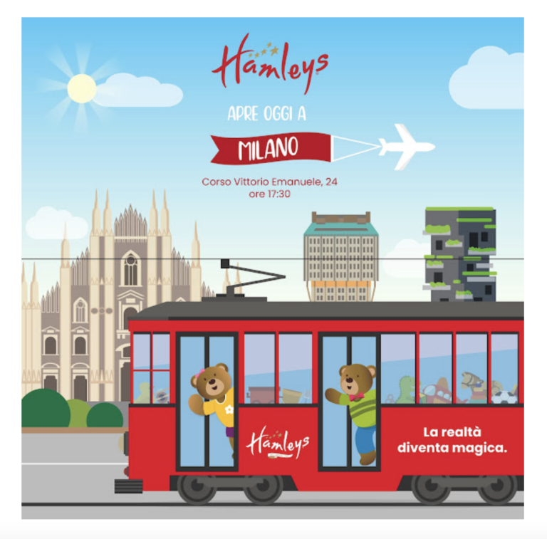 Apre Hamleys a Milano